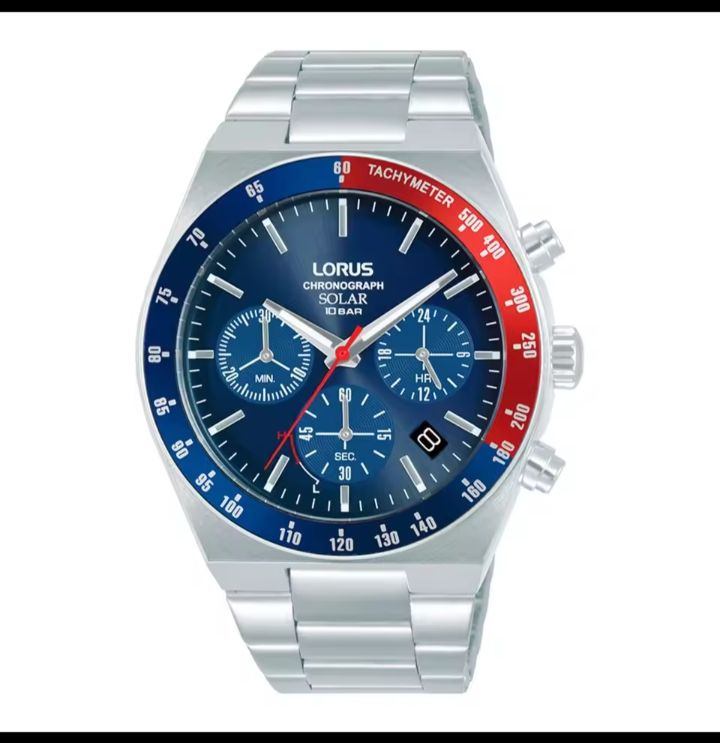 Reloj SOLAR Lorus Cronógrafo. Envío desde aquí sin aranceles