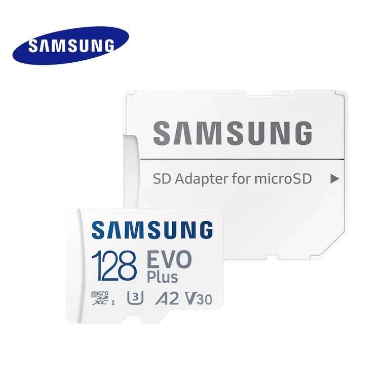 Samsung EVO Plus MicroSDXC 64Gb / Si añadimos Una de 128Gb Total 11,76€ ( Con Cupón de Tienda y Cupón Nuevos Usuarios )