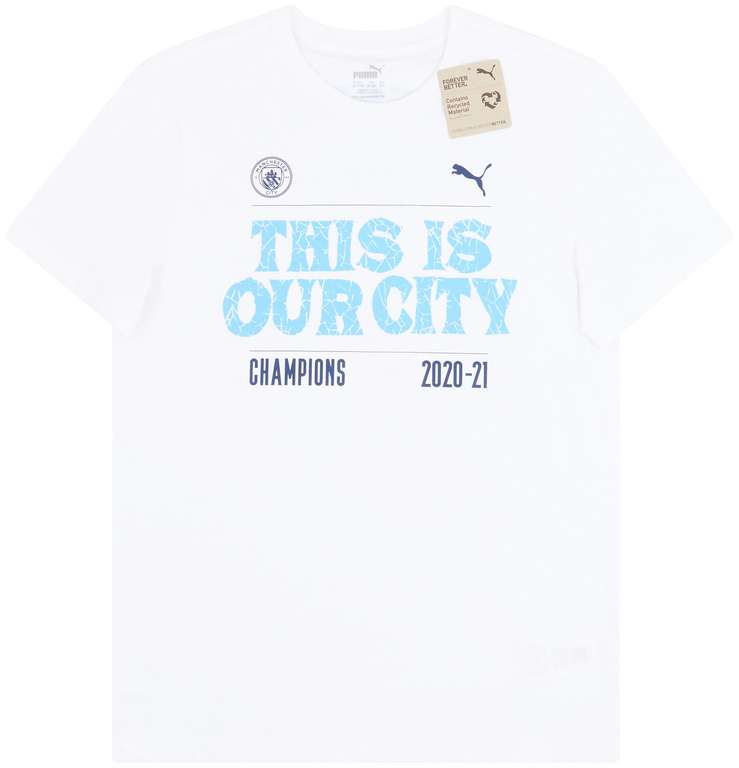 Camiseta Manchester City Puma 'Premier League Champions' (Niño)