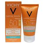 Vichy Ideal Soleil Protector Solar BB Toque Seco Fluido con Color FPS 50, 50 ml