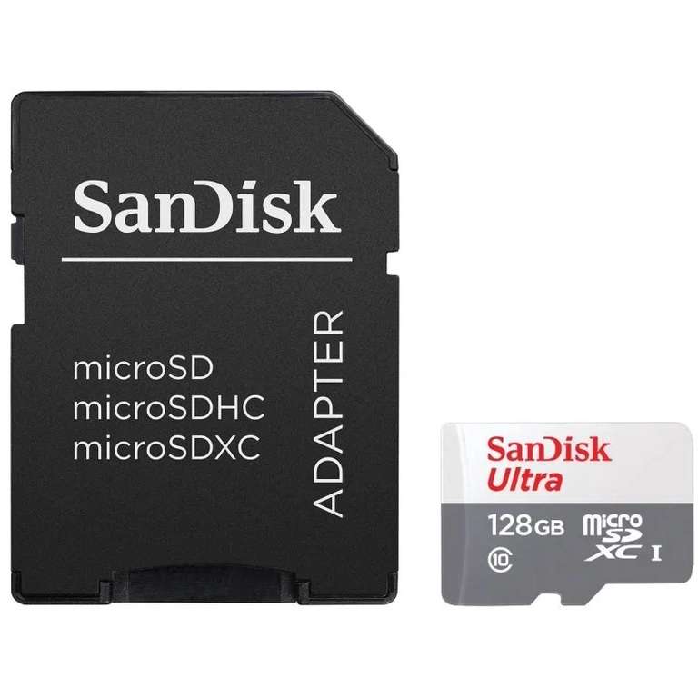 Tarjeta microSD sandisk ultra 128gb