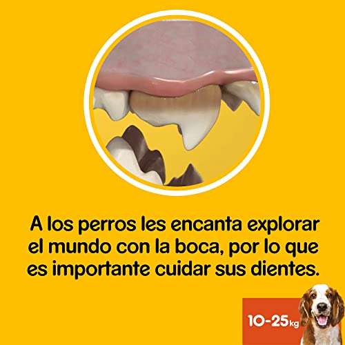 Pedigree Dentastix Snack Dental para la Higiene Oral de Perros Medianos MegaPack, 112 Unidad