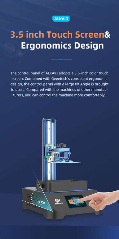 Impresora 3D de resina LCD ALKAID (desde Europa)