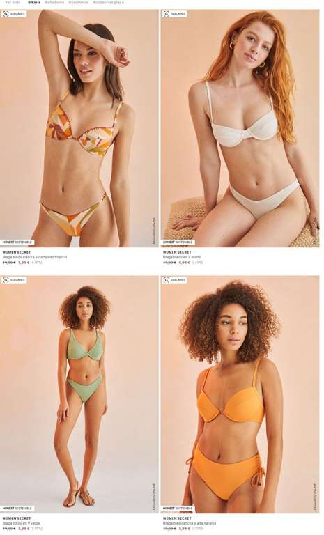 Variedad de bragas de bikinis por 5,99€