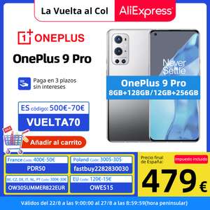Oneplus 9 Pro 5G 8GB/128GB Global - Desde España