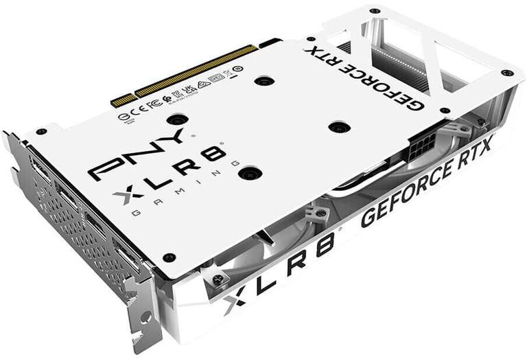 Tarjeta Gráfica PNY GeForce RTX 4060 8GB OC XLR8 VERTO DF White Edition