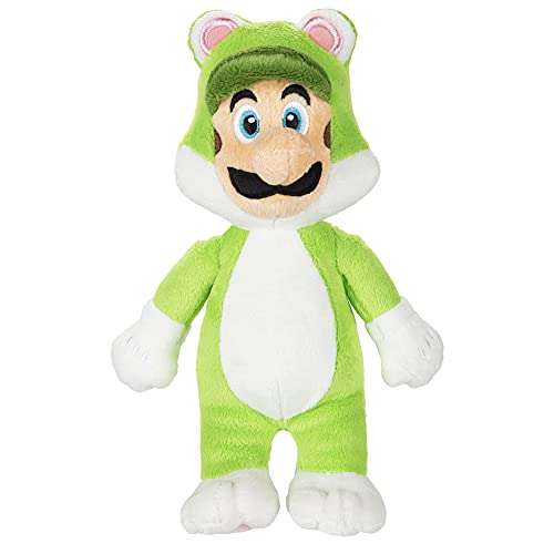 SUPER MARIO Nintendo Plüsch Cat Luigi 19 cm [+ Carrefour]