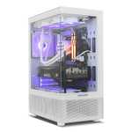 NOX XTREME Hummer Vision White - Semitorre ATX Ventana Lateral y Frontal de Cristal Templado,