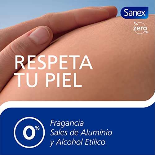 Sanex Zero% Extra Control, Desodorante Hombre o Mujer, Desodorante Roll-on, Protección 48H, Pack 6 Uds x 50ml [Unidad 1'40€]