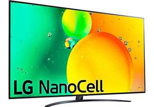 TV LED 86" - LG 86NANO766QA, UHD 4K, 86a: Procesador Inteligente: 7 Gen5 AI Processor 4K, Smart TV, DVB-T2 (H.265), Azul Oscuro Ceniza