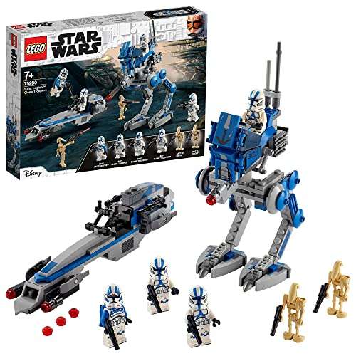 LEGO 75280 Star Wars Soldados Clon de la Legión 501, con Droides y Mini Figuras, Robot de Juguete para Niñ@s de +7 Años (TB en Toysrus)