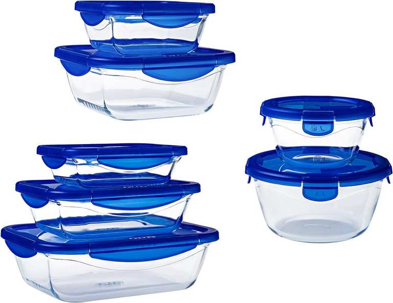 Imagen de Pyrex Cook & Go Set de 7 Recip