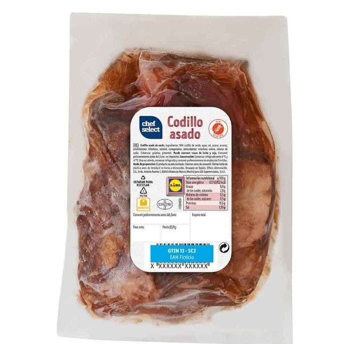 Codillo de cerdo asado 750gr por solo 3.59€