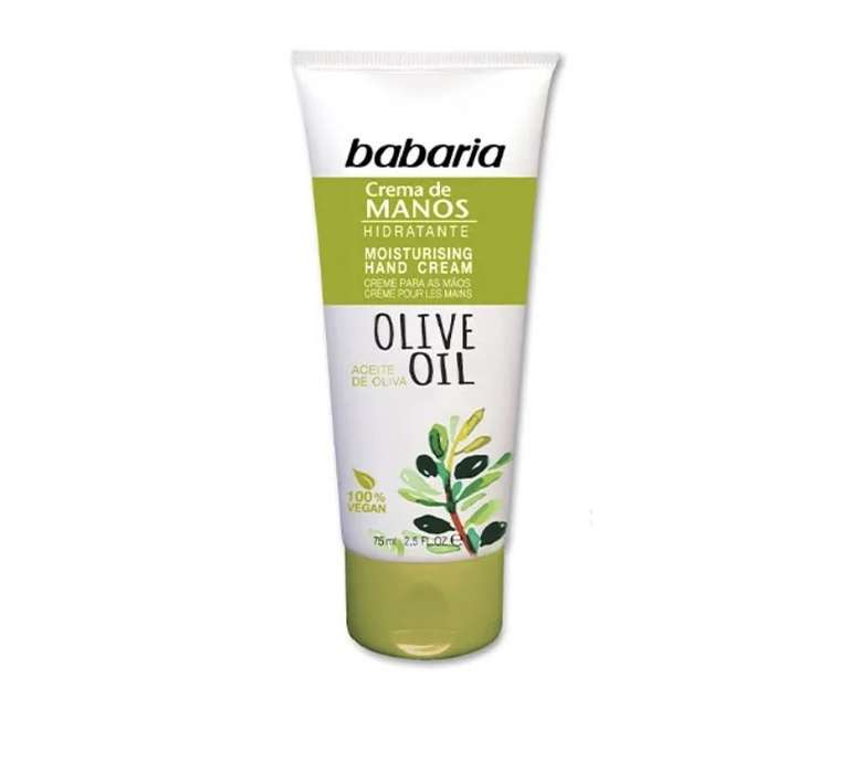 BABARIA Olive Oil | 75ML Crema de manos de hidratación intensa