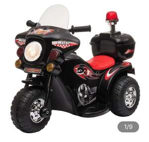 HOMCOM Moto Eléctrica para Niños de 18-36 Meses Motocicleta Infantil con 3 Ruedas por 42,90€