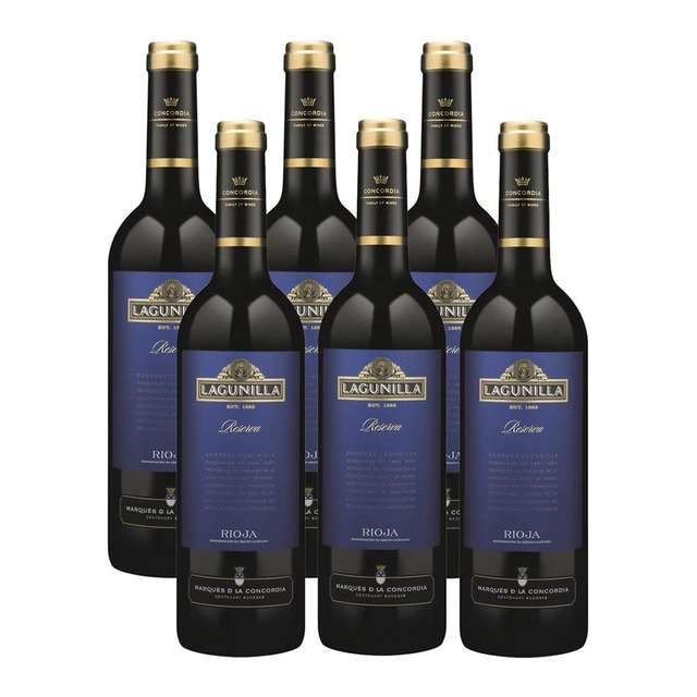 Caja de 6 botellas vino tinto Lagunilla Reserva D.O. Ca Rioja