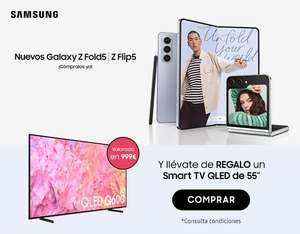 Samsung Z Flip5 + TV 55" QLED + Cupón de 200€