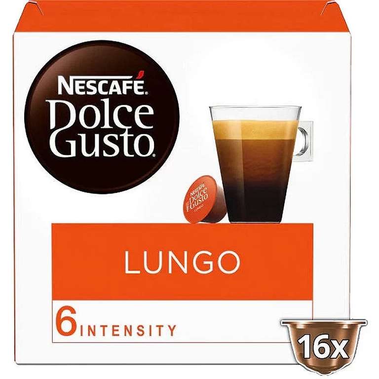 Pack 5 Café Lungo Dolce Gusto 16 cápsulas - Caducidad 30/4