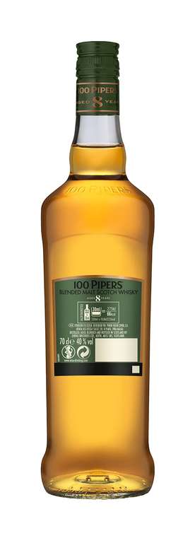 100 Pipers 8 años Whisky Escocés - 700 ml OFERTA AMAZON