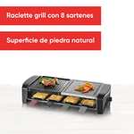 SEVERIN Raclette grill con piedra natural y plancha, grill con parrilla antiadherente