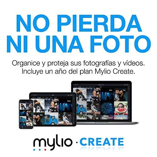 Seagate One Touch SSD, 500 GB, azul, 1030 MB/s, app para Android, 1 año de Mylio Create, 4 meses del plan Adobe Creative Cloud Photography