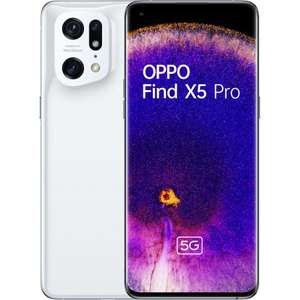 Móvil - OPPO Find X5 Pro 5G, White, 256 GB, 12 GB RAM, 6.7" WQHD+, Qualcomm Snapdragon 8, 5000mAh, Android 12