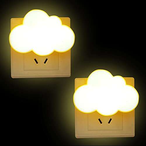 Pack de 2 Luz Nocturna Infantil, LED con Sensor
