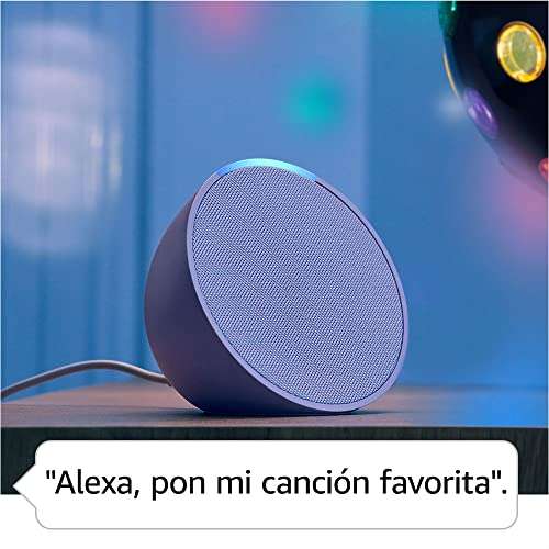Echo Pop | Altavoz inteligente Bluetooth con Alexa de sonido potente y compacto