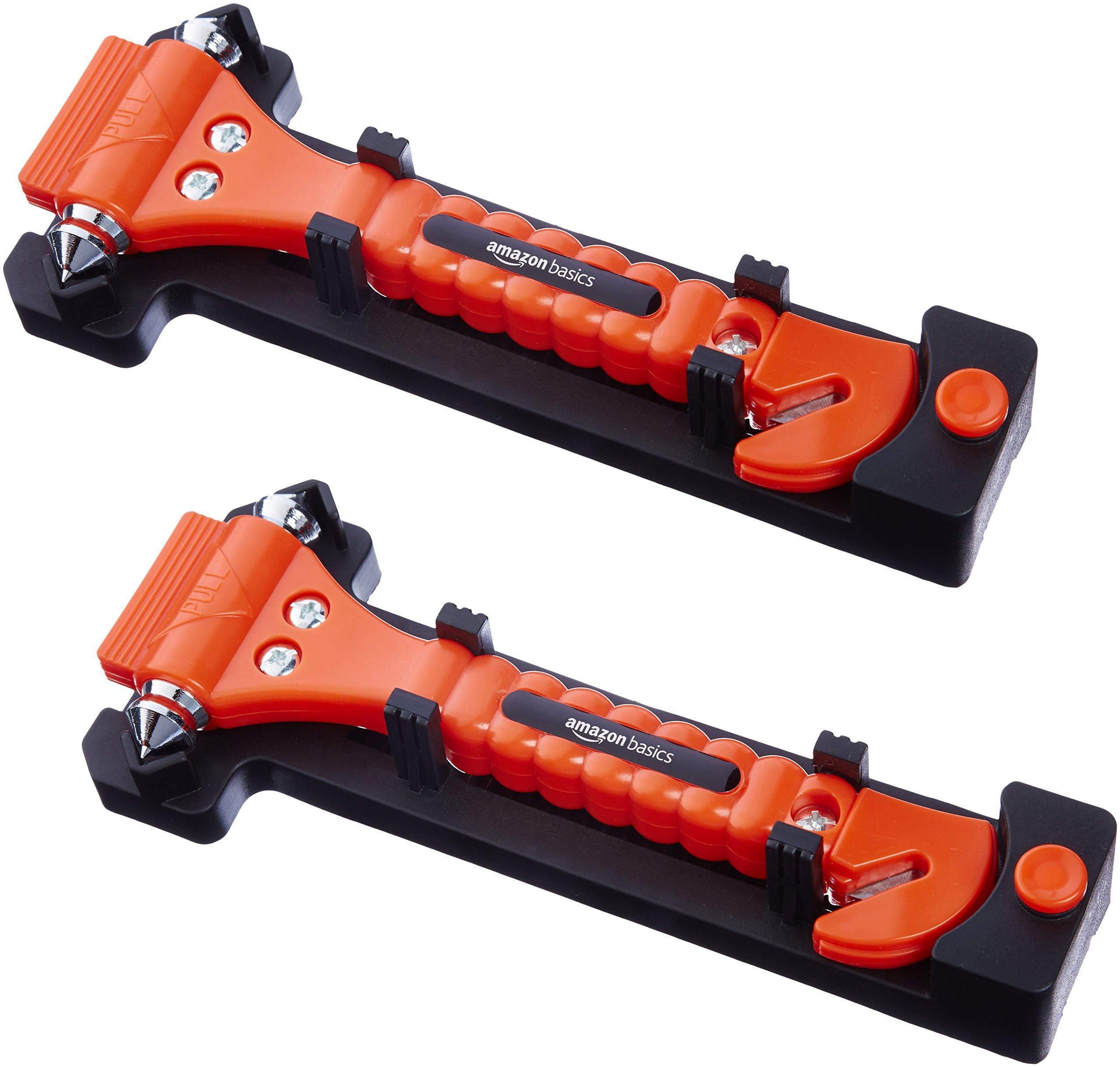 Cortador de Cinturón y Martillo Rompecristales de Emergencia – Pack de 2
