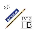 Pack papelería MILAN: 12 lápices + 6 gomas + 6 bolígrafos