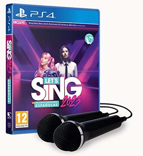 Let´s Sing 2023 Incluye Canciones Españolas y 2 Micros - PS4