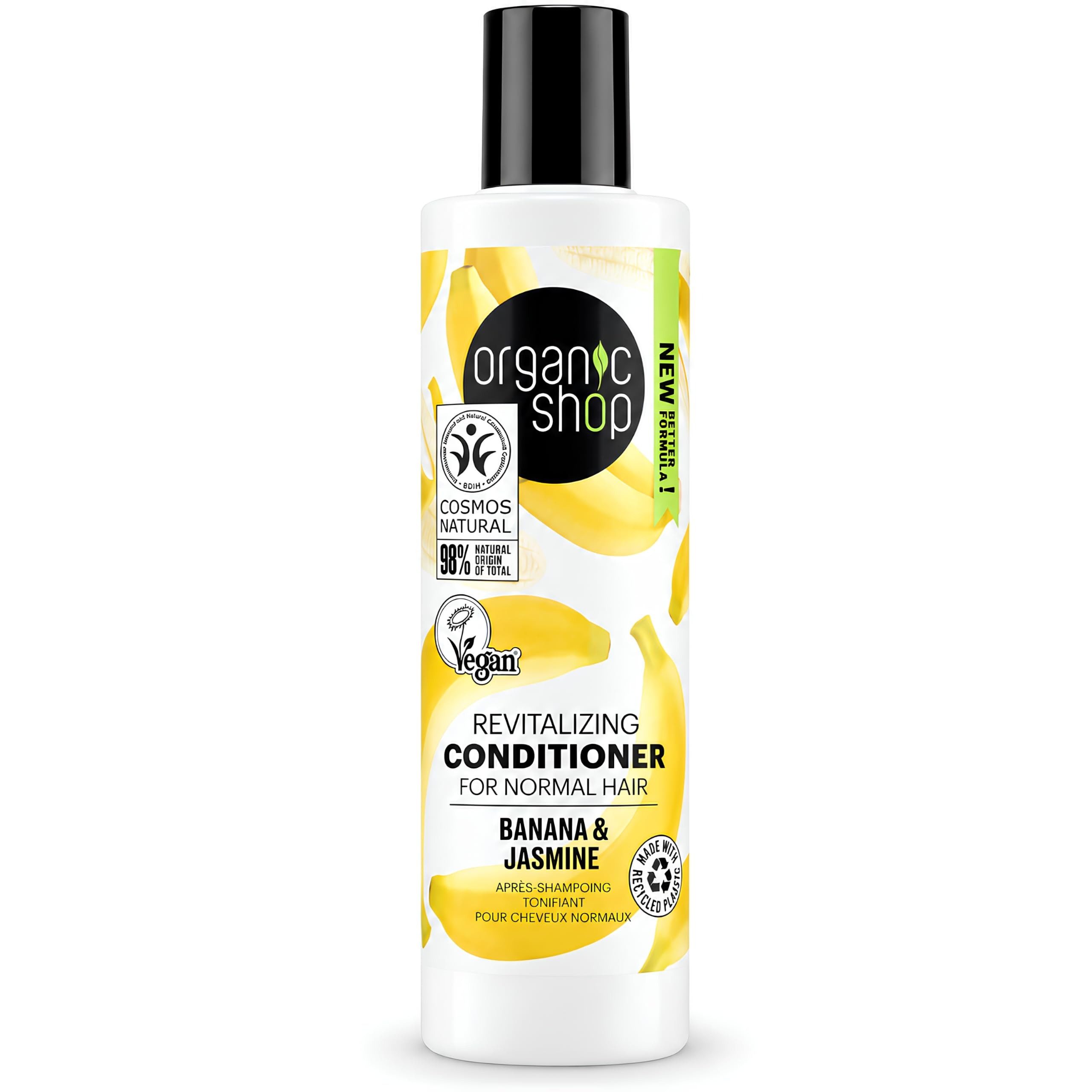 Acondicionador rellenador para cabello normal «plátano y jazmín», 280 ml