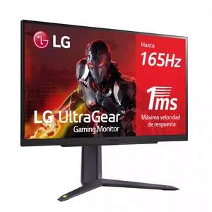 Monitor LG UltraGear 27GR75Q, 27", QHD, 1 ms, 165 Hz -- 2 monitores por 350€