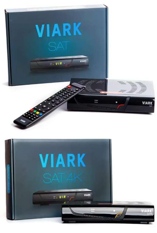 Viark SAT FULL HD Receptor Satélite Decodificador con Wifi // 4K A 132,49€