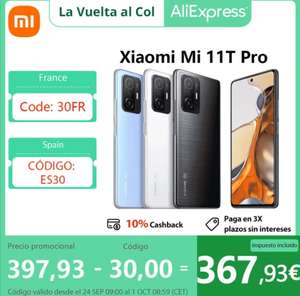 Xiaomi Mi 11T Pro, versión Global, 8gb/128gb