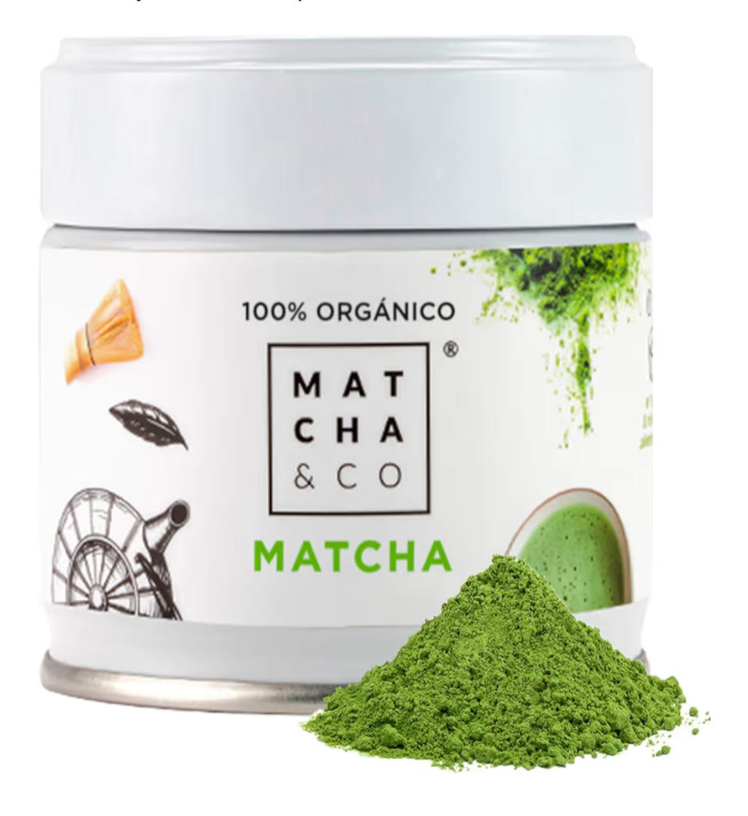 Matcha & CO Té Matcha Original Grado Ceremonial – 100% Ecológico y Natural – Polvo Orgánico de Japón – 30 g – Matcha & CO
