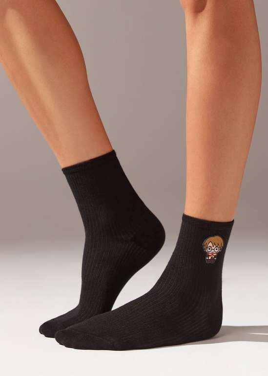 Calcetines Cortos Harry Potter con Glitter - Calcetines cortos - Calzedonia