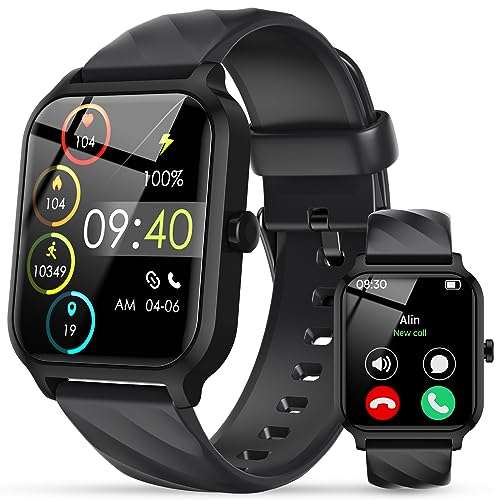 Reloj Inteligente Deportivo Impermeable Con Bluetooth, Negro