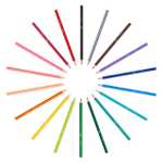 BIC Kids Lápices de Colores para Niños 24 lápices