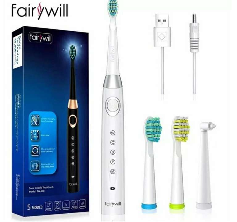 Fairywill-cepillo de dientes eléctrico FW-508