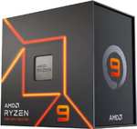 AMD Ryzen 9 7900X Procesador, 12 núcleos/24 Hilos desenfrenados, Arquitectura Zen 4, 76MB L3 Cache, 170W TDP, hasta 5,6 GHz