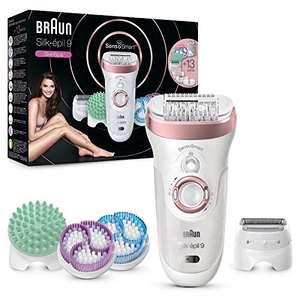 Braun Silk-épil 9 SkinSpa Depiladora Mujer con Tecnología SensoSmart y 13 Accesorios.