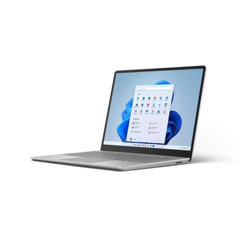 Microsoft Surface Laptop Go 2 8QG-00035 i5-1135G7/8GB/128 GB SSD/12.4/Táctil/Windows 10 Pro Notebook Platinum Teclado Nórdico