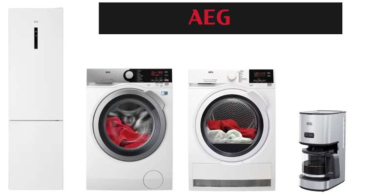 Ofertas electrodomésticos AEG hasta un 30% + 15% extra adicional