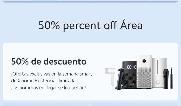 XIAOMI ZONA 50%. Ejm:Electric Shaver S700 59,90€, Smart Speaker 19,90€ y muchos más en descripción