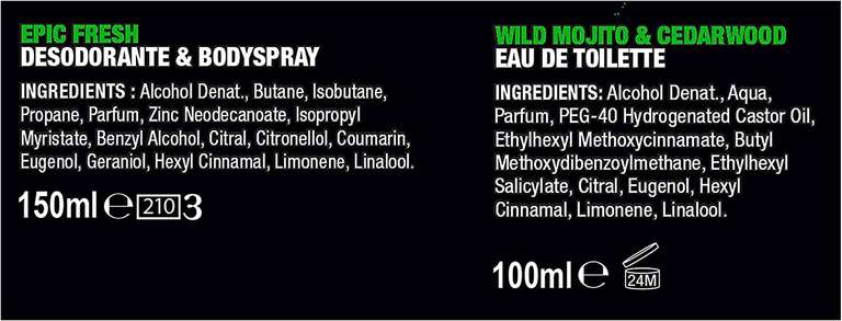 Neceser AXE Desodorante BodySpray 150 ml + Eau de Toilette 100 ml