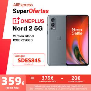 Oneplus Nord 2 5G 12GB/256GB Global - Desde España