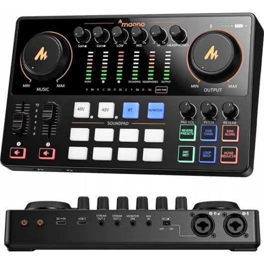 Tarjeta de Sonido Externa Maono AME2 GEN2 USB-C 192 kHz 24 Bits Stereo
