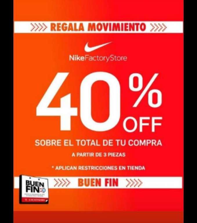 Treinta Haz un esfuerzo después de esto Nike hasta 40% en Jerez de la frontera ( Luz Shopping ) » Chollometro