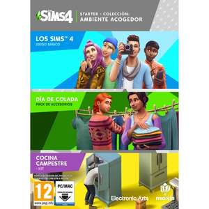 Los Sims 4 Starter Colección: Ambiente Acogedor para PC con Cocina Campestre y Día de la Colada